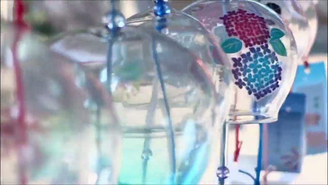 Clam Wind Chimes Relaxing Glass windchimes for Meditation, Sleep