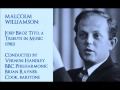 Capture de la vidéo Malcolm Williamson: Josip Broz Tito, A Tribute In Music (1981) [Handley-Bbc Po]