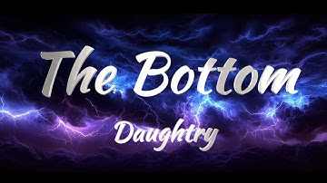 Daughtry - The Bottom (KARAOKE VERSION)