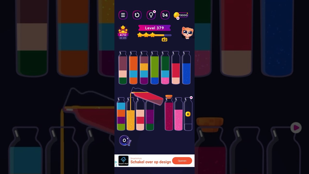 Get Color: Color Sorting Game | Level 379 | NO REVERTS 