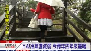 YA！冷氣團減弱　今跨年四年來最暖│三立新聞台
