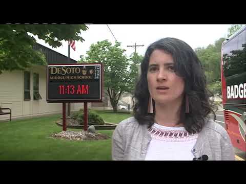 newspaper mockup Wisconsin Idea Seminar stops in De Soto
