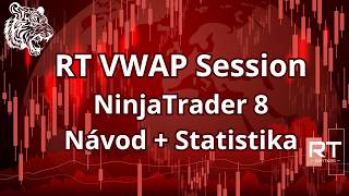 Vizualizace RT VWAP Session do NinjaTrader 8 - Statistika + Návod