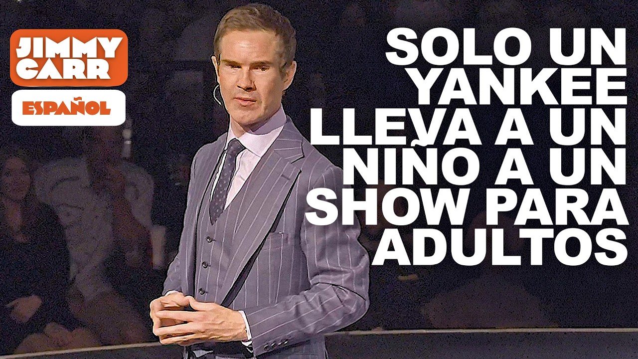 Solo un estadounidense llevaría a un niño a un show de Jimmy Carr | Jimmy Carr en Español