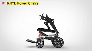 2024 best lightweight electric wheelchair 16KG only stylish design