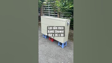 Lọc dàn mưa - Bakki Shower cho hồ cá Koi #drumfilter #bakkishower #cakoi #locdanmua #baki #locbaki