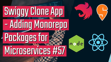 Swiggy Clone App -  Adding Monorepo Packages for Microservices  #57 #nestjs