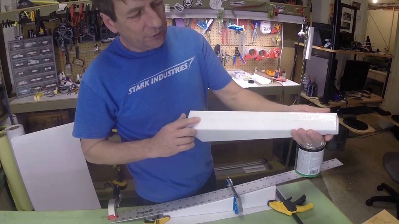 Folding Foam Board Fuselage Tubes for RC Airplanes