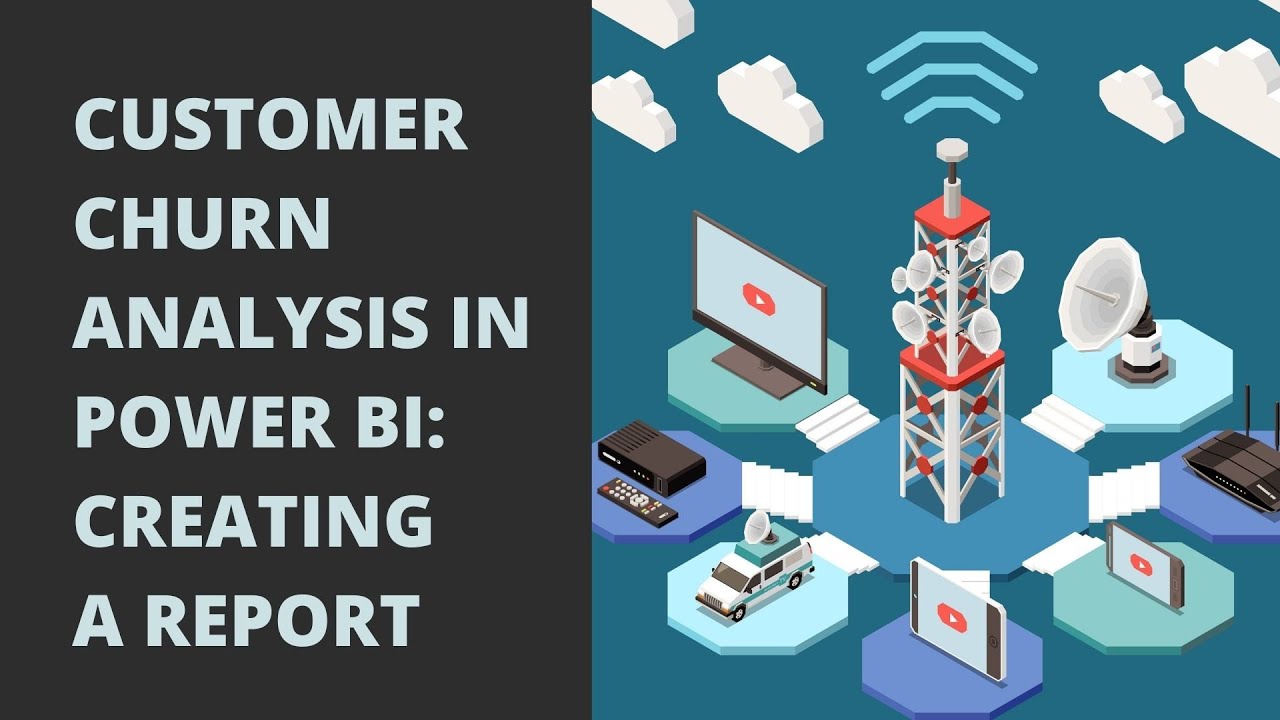 case study analyzing customer churn in power bi