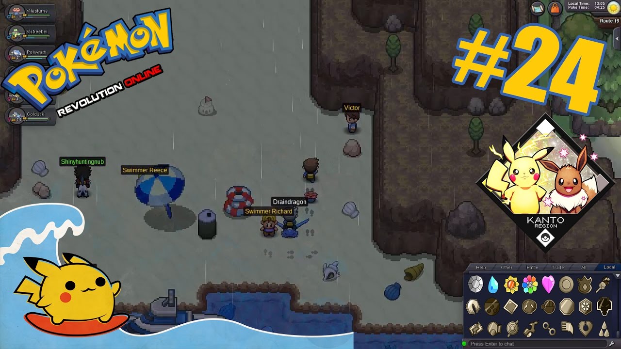 Pokemon Revolution Online 24 Safari Zone Surf YouTube