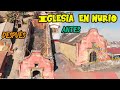 ANTES Y DESPUÉS DEL INCENDIO DE LA IGLESIA EN NURIO MICHOACÁN