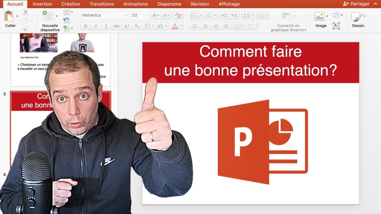 faire une presentation powerpoint