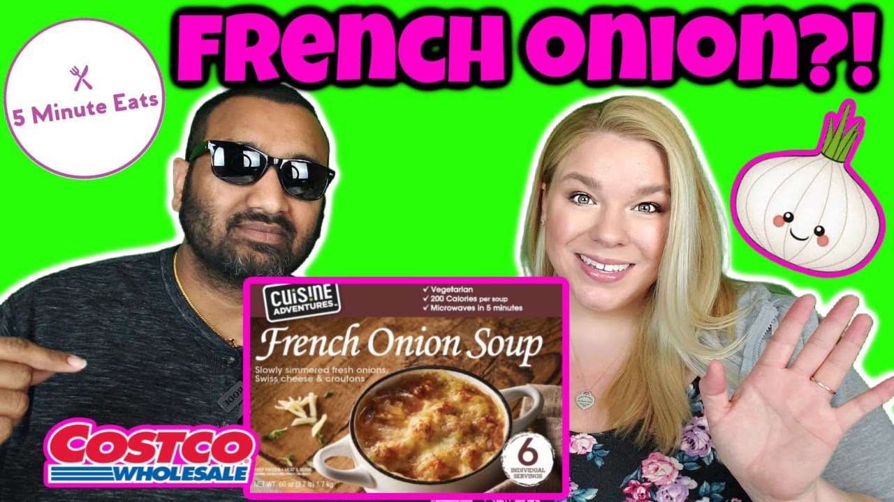 Costco Cuisine Adventures French Onion Soup Review - YouTube