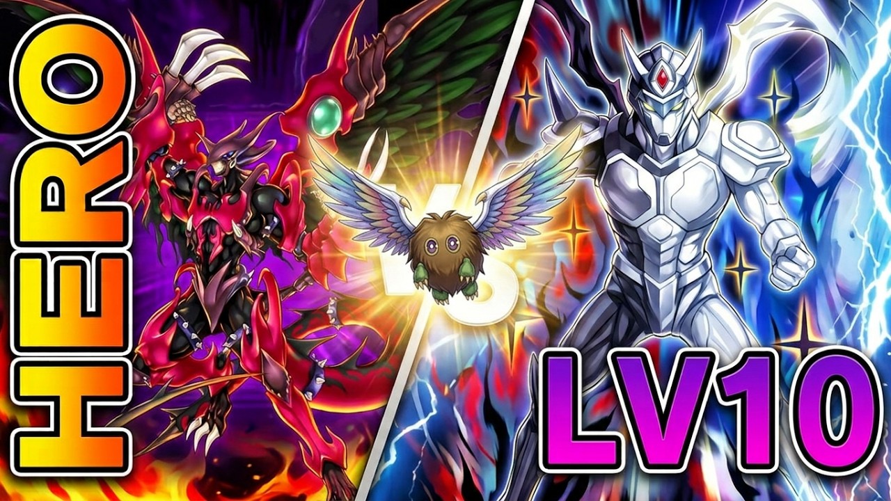 脅威の展開力！】ハネクリボー・サバティエル LV10採用型HERO