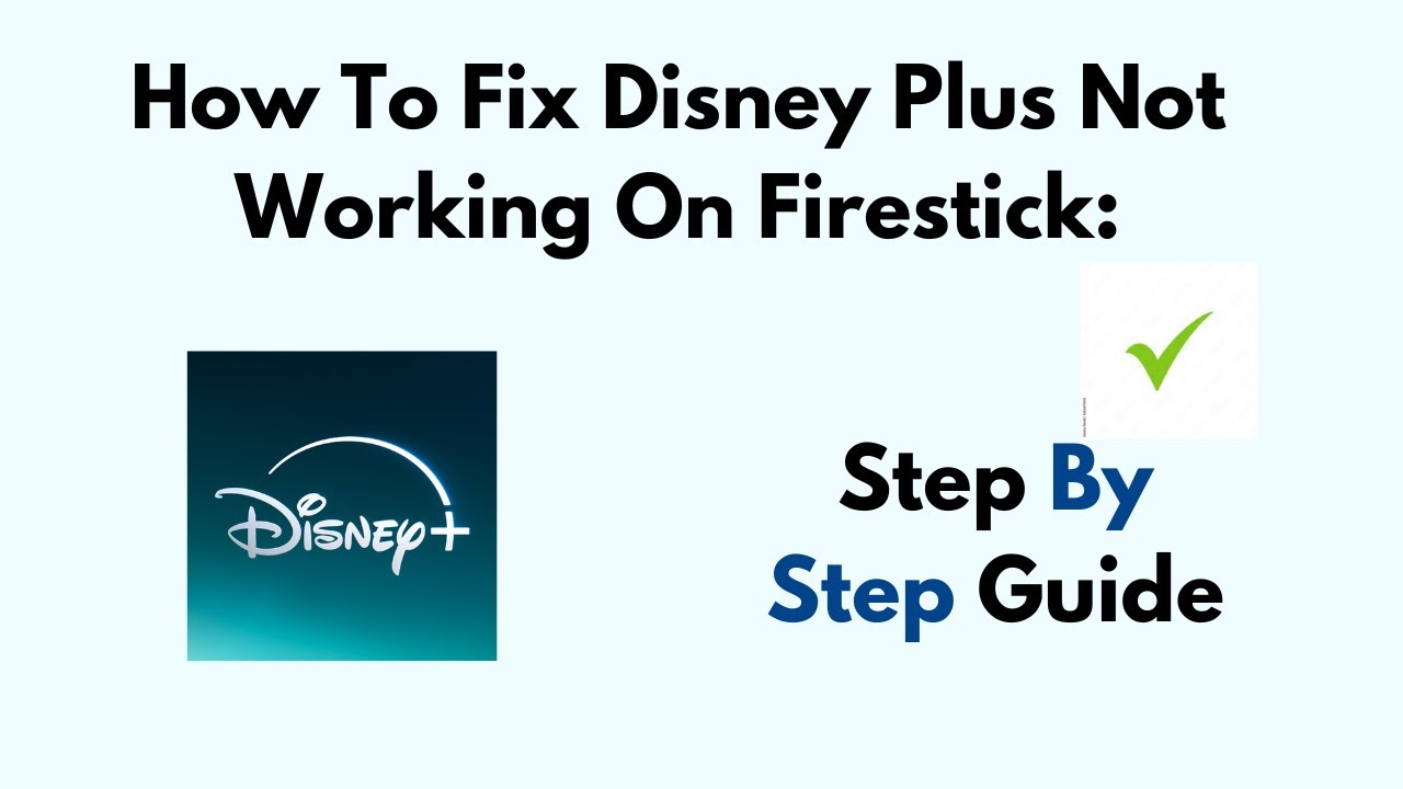 How To Fix Disney Plus Not Working On FireStick/ Amazon Fire TV Stick