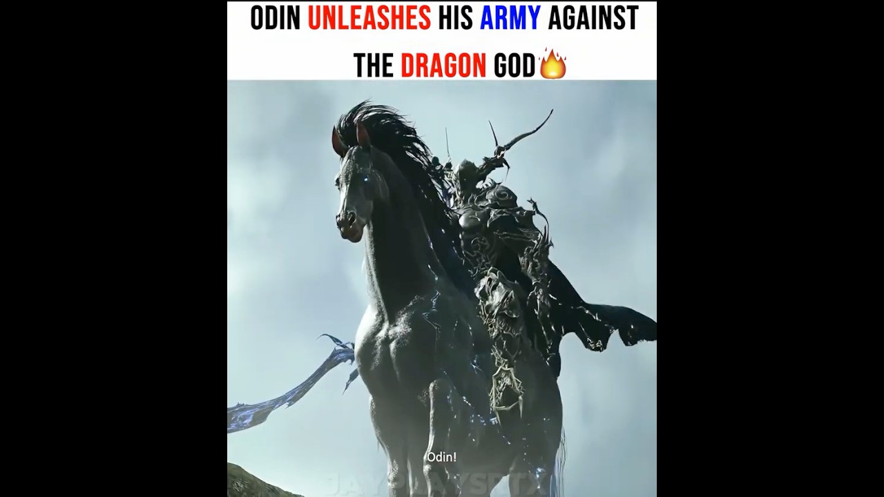 When Odin Challenged the King of Dragons Bahamut 💀💯 
