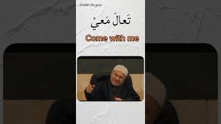ArabicForBeginners - #SpeakArabic - #FYP - #Trending #ViralLearning #WatchAndLearn تعال معي