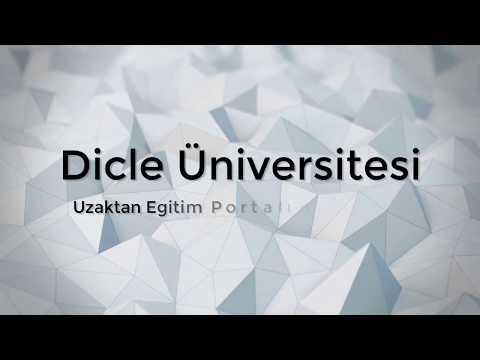 Dicle Üniversitesi Öğretim Elemanı Ödev Yükleme