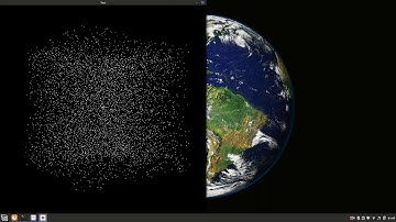 OpenGL gravity simulation