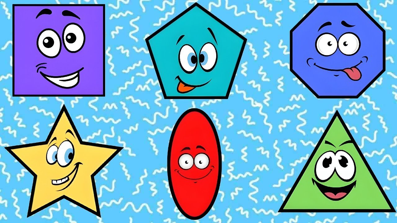 shapes song Nursery Rhymes Nursery Rhymes with Lyrics YouTube