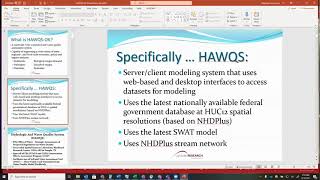 Hydrologic and Water Quality System for Oklahoma OK HAWQS Workshop