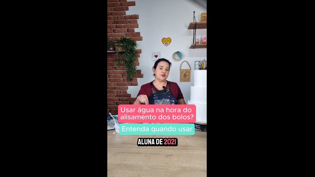 Como alisar bolo cenográfico sem água