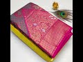 💥💥semi bridal meenakari work sarees💥💥