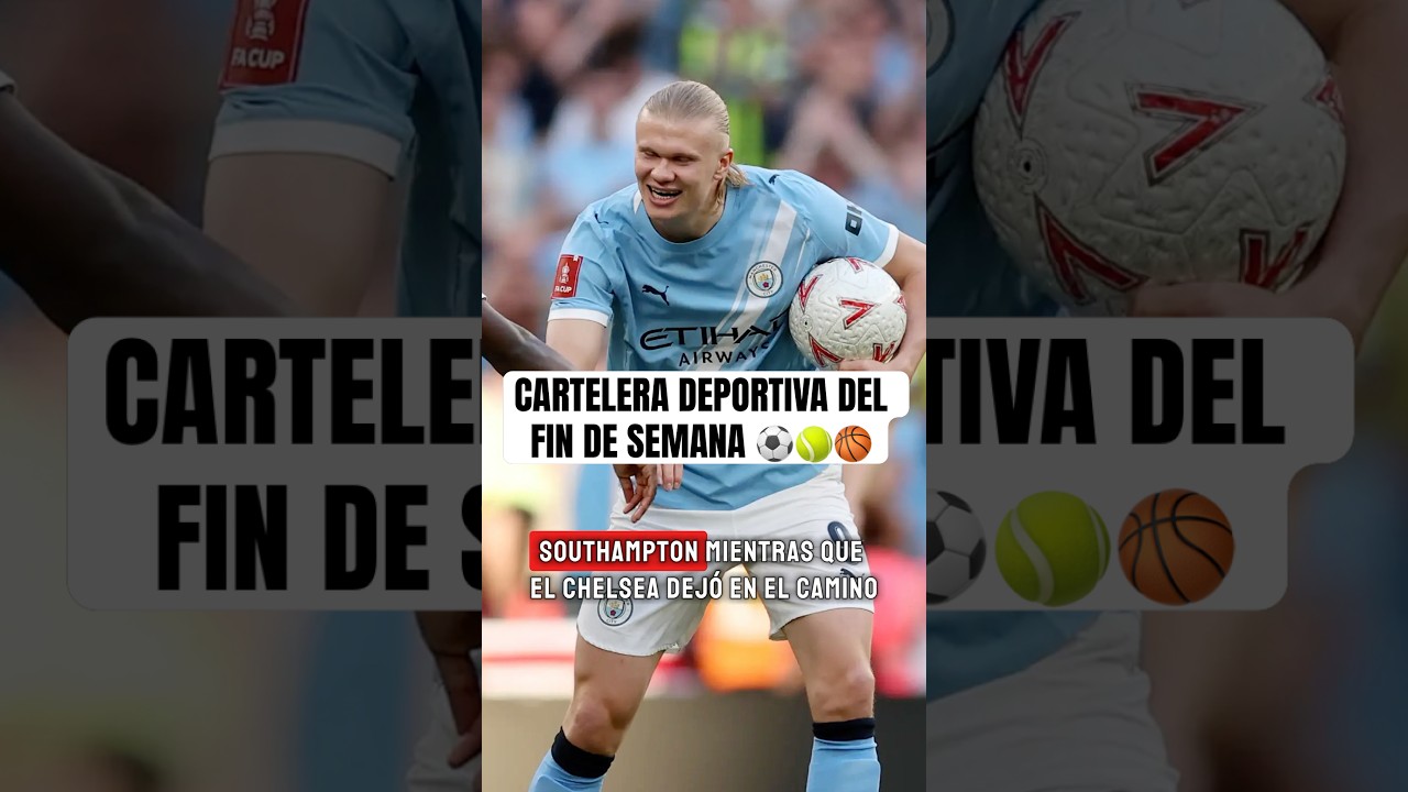 ⚽️🎾🏀 CARTELERA DEPORTIVA DEL FIN DE SEMANA[...]