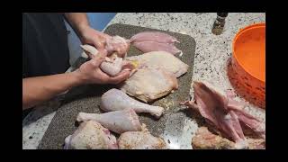 How to cut up a turkey for Thanksgiving. by A Different Kind Of Cut 209 views 7 months ago 8 minutes, 2 seconds