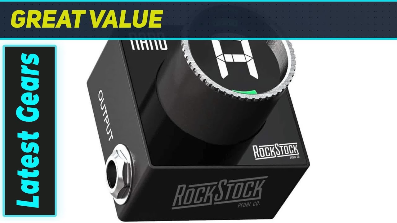 Rock Stock Nano: The Smallest Pedal Tuner Ever?