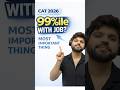 CAT 2026: 99%ile with a Job? Only Plan That Works.