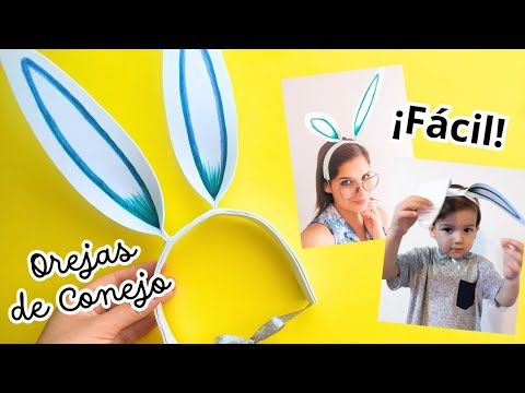 Cómo hacer orejas de conejo súper fácil