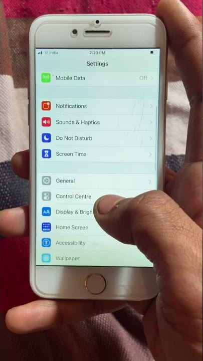How to screen record in iphone || iphone7 mescreen recording kaise kare in hindi || #youtuber
