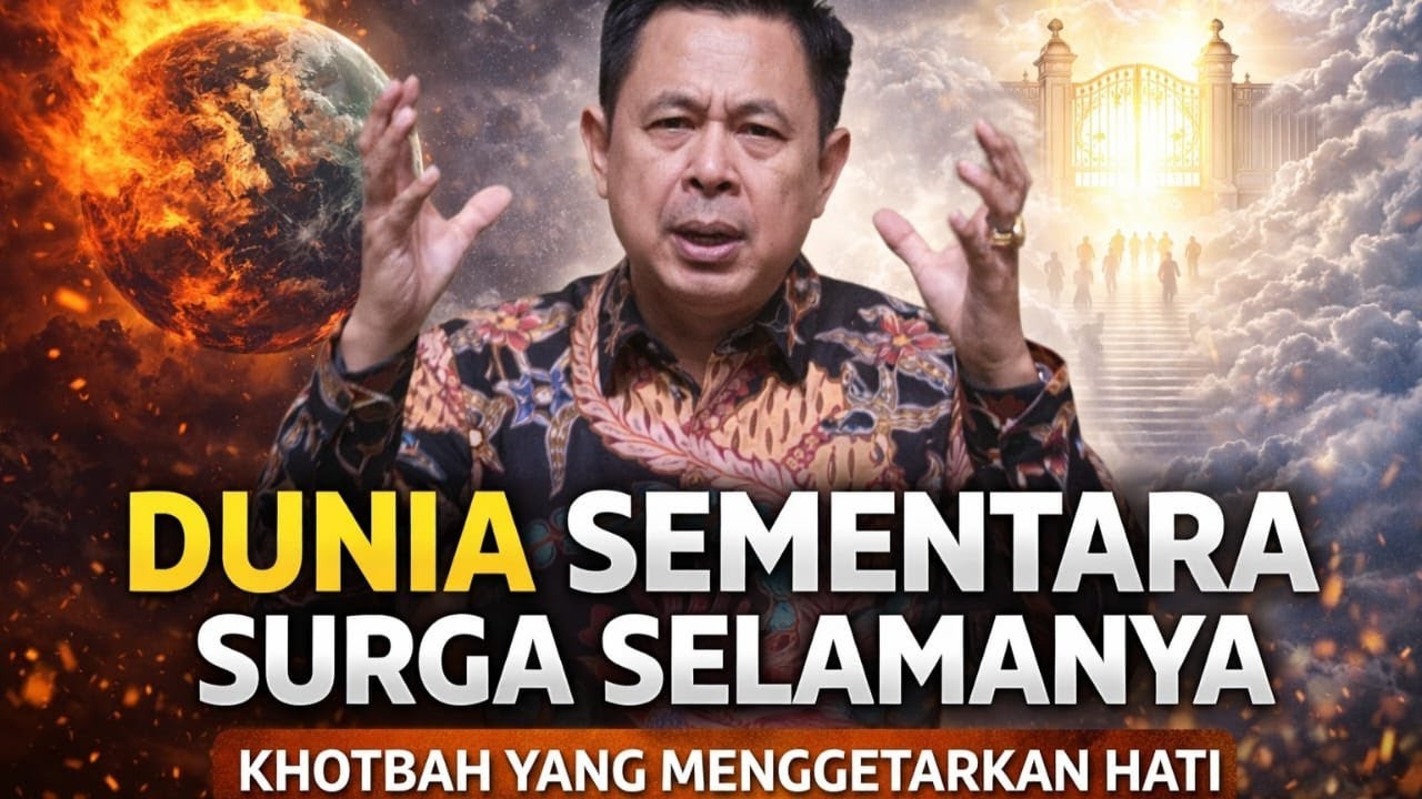“Dunia Sementara, Surga Selamanya | Khotbah yang Menggetarkan Hati”Pdt. Dr. Rubin Adi Abraham!