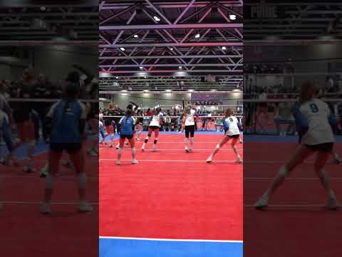 Munciana Volleyball Club save and point earned at Triple Crown Volleyball Tournament