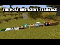 This Is Minecraft's Least Practical Staircase (7 Inefficiencies)