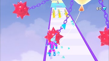 Balloon Pop Runner - All Levels Gameplay Android, iOS