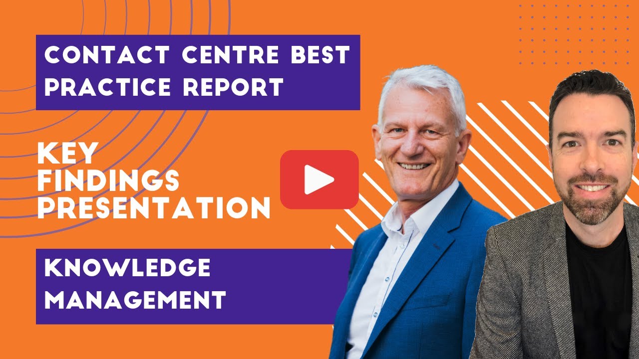 Knowledge Management - Contact Centre Best Practice Report - YouTube