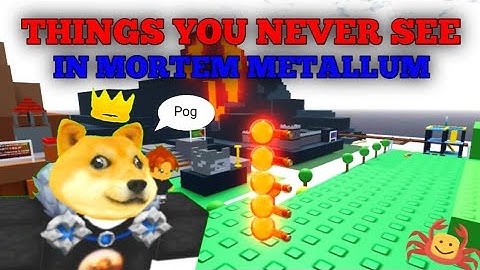 Things You Never See In Mortem Metallum [Mortem Metallum Roblox] [Poggers]