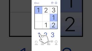 Classic sudoku for beginners and advanced players #shorts screenshot 1