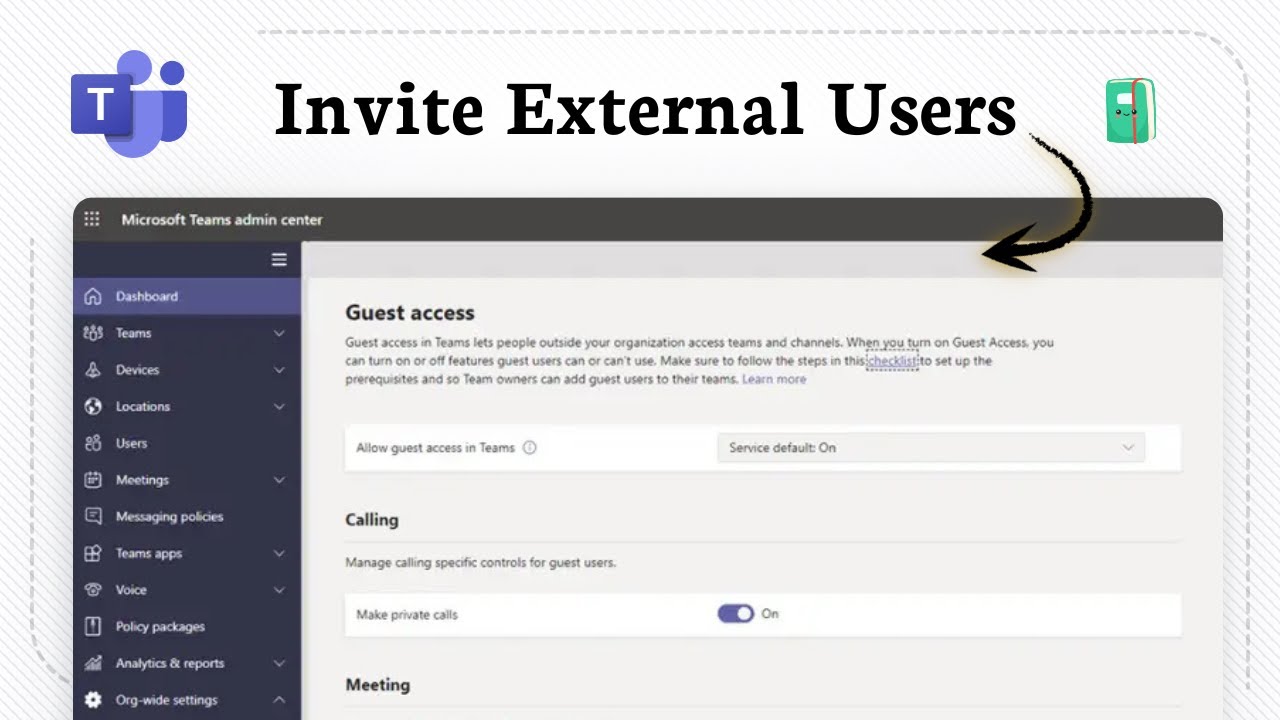 Как разрешить гостевой доступ в Microsoft Teams (внешнее подключение)