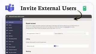 How to allow guest access in Microsoft Teams (External Connect)