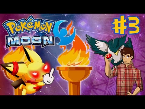 Pokémon Moon #3 Pichu Hyppii nenille-Festivaali...