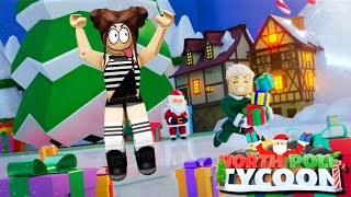 KAR ŞEHRİNDE BİR EV!!😲Roblox North Pole Tycoon