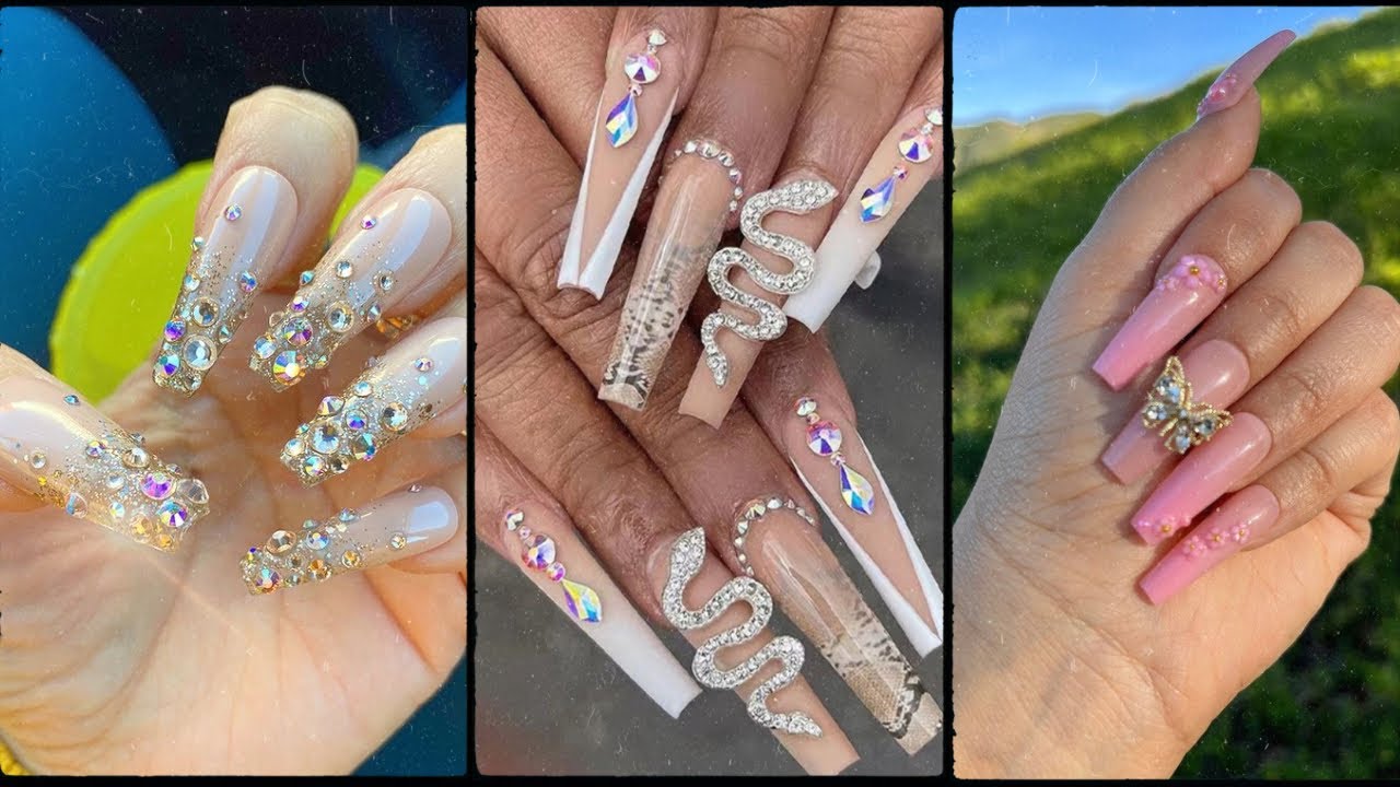 Awesome Luxury Coffin Nails Designs Compilation | Amazing Nails Art ...