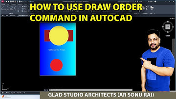 How to use Draw order command in AutoCAD II Autocad Tutorial