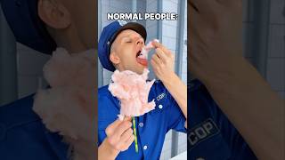 Policemen’s cotton candy 🍭~ Mini wood toy-woodworking art skill / hand craft #ytshort