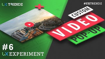Custom FullScreen Video Popup | Video Popup |  HTML & CSS Tutorial (2019) [EP #6]