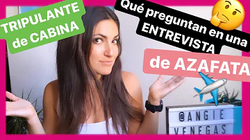 ¿Qué preguntas hacen en una entrevista de auxiliar de vuelo?