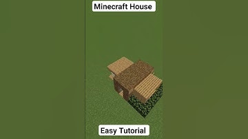 Minecraft Survival starter House Tutorial #minecraft #shorts